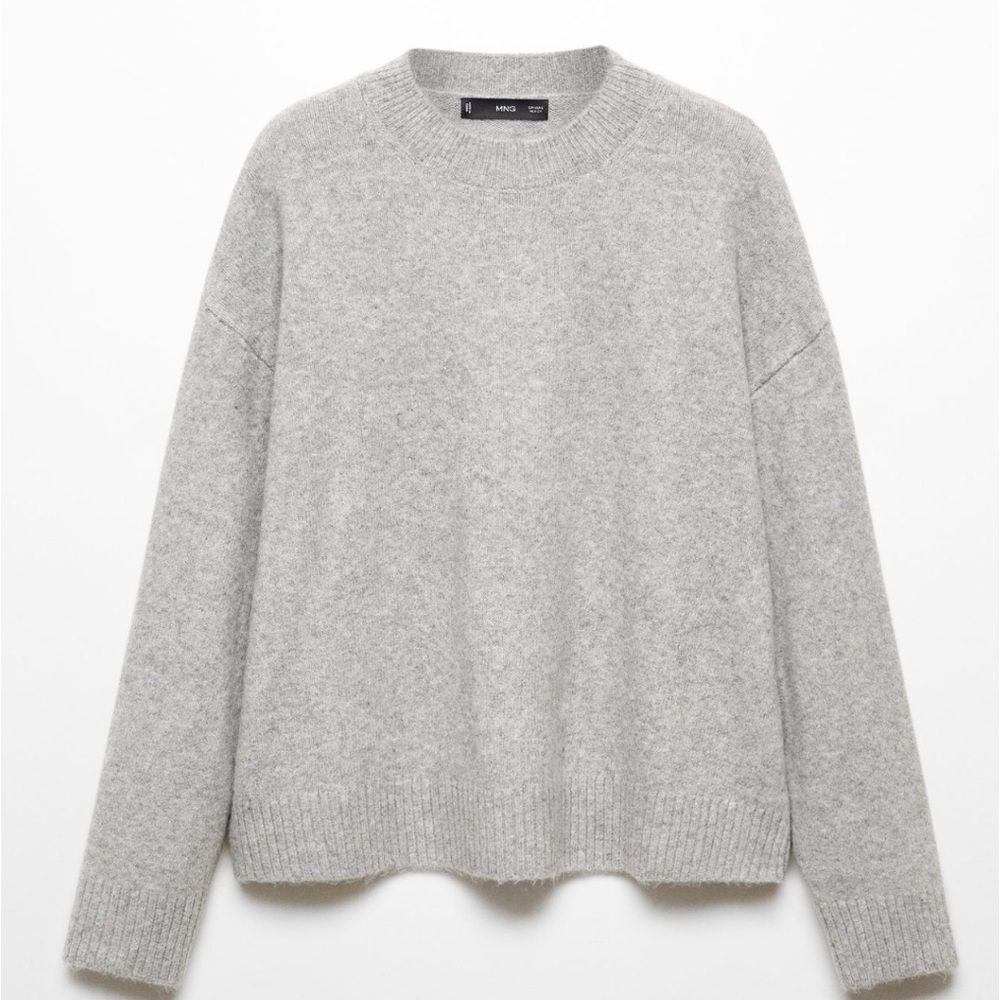 Mango Round Neck Knitted Sweater